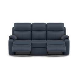 G Plan Kingsbury 3 Seater Recliner Sofa - 3 Seater Manual Double Recliner Grade L - Manual Recliner - L851 Cambridge Navy