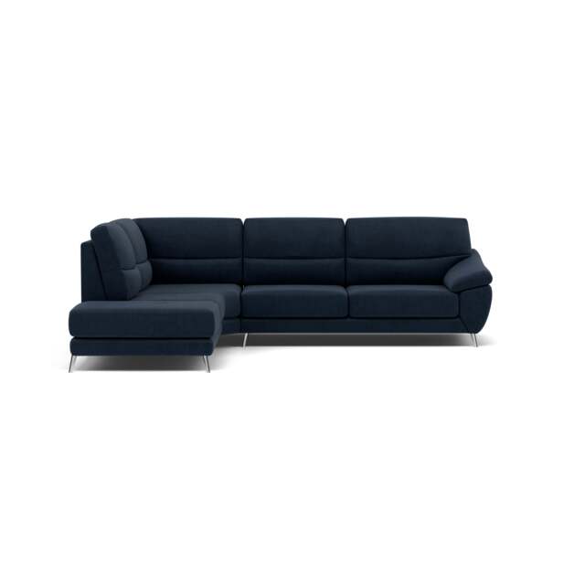 Bolero Corner Sofa - Combination 1 2 Piece Corner Left Terminal Fabric - Left Hand Facing - SFA-PEY-15 NAVY - image 1