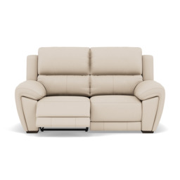 Echo 2 Seater Recliner Sofa - 2 Seater 2 Power Recliners Cat 25S - Power Recliner Power Footrest Headrest & USB - NCS-156E FROST