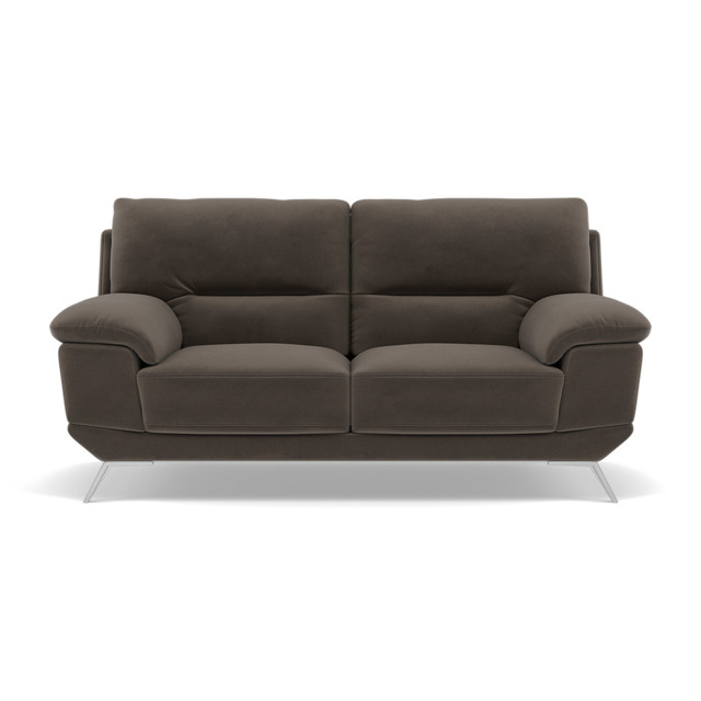 Zuco 2 Seater Sofa - 2 Seater Sofa Fabric - FAB-MEG-51  DK TAUPE - image 1