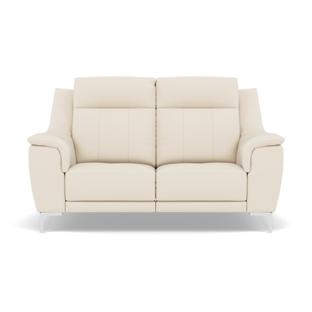 Nicoletti Carmen 2 Seater Sofa - 2 Seater Sofa CB - Feet: Shiny Metal / Torello PS Bianco 93 - image 1