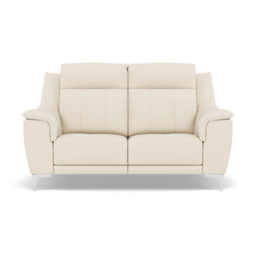 Nicoletti Carmen 2 Seater Sofa - 2 Seater Sofa CB - Feet: Shiny Metal / Torello PS Bianco 93 - thumbnail 1