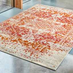 Nasir Antique Orange Rug - NV09 Antique Orange - 160cm x 230cm - thumbnail 2