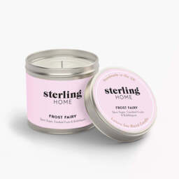 Sterling Home Fragrance Frosty Fairy Tin Candle - 180G Soy Blend Tin Candle - Frost Fairy - thumbnail 3