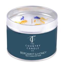 Bergamot & Honey Tin Candle - DISC Bergamot & Honey Tin Candle