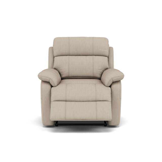 Fara Recliner Armchair - Power Recliner Armchair Cat 25S - Power Recliner with USB - NCS-039C PEBBLE - image 1
