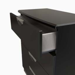 Colton 4 Drawer Deep Chest - 4 Drawer Deep Chest - GGDG - Grey Gloss & Dusk Grey - thumbnail 3