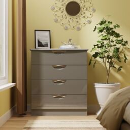 Colton 4 Drawer Deep Chest - 4 Drawer Deep Chest - GGDG - Grey Gloss & Dusk Grey - thumbnail 6