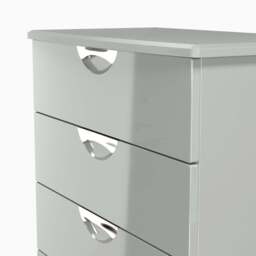 Colton 4 Drawer Deep Chest - 4 Drawer Deep Chest - GGDG - Grey Gloss & Dusk Grey - thumbnail 8