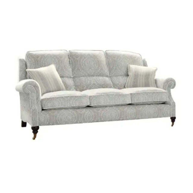 Parker Knoll Oakham 3 Seater Sofa - 3 Seater Sofa M Grade Leather - Madri Moss - image 1