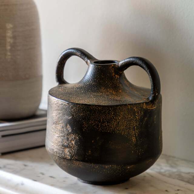 Gobi Cast Metal Vase Small - DISC Gobi Cast Metal Vase Small - image 1