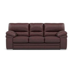 Gino 3 Seater Sofa - 3 Seater Sofa Cat 60 - Cat-60/15 Montana Ruby / Metal Feet - thumbnail 1