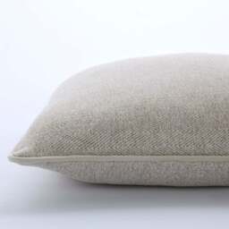 Laura Ashley Milbourne Herringbone Cushion Natural - SALE LA Milbourne Herringbone 45CM Cushion Natural - thumbnail 3