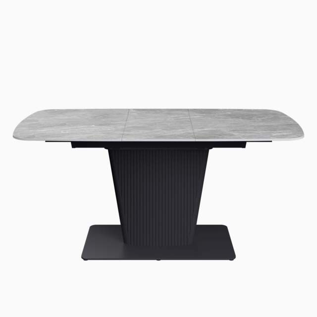 Celestia Small Extending Dining Table Light Grey - 130/170cm Extending Dining Table Light Grey Ceramic - image 1