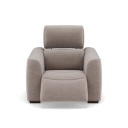 Beck Recliner Armchair - Power Recliner Chair Fabric - Power Recliner with USB - FAB-CAN-452 GREY MIST - thumbnail 1