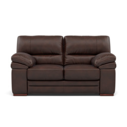 Gino 2 Seater Sofa - 2 Seater Sofa Cat 60 - Cat-60/08 Montana Chocolate / Wooden Feet - thumbnail 1