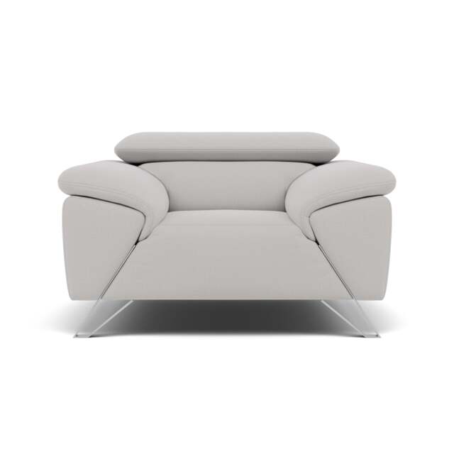 Nicoletti Puccini Armchair - Armchair NA - Coupe' FR 607 Grigio - image 1
