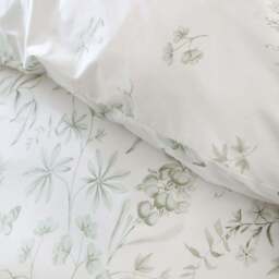 Bianca Thea Floral Green Duvet Cover Set - DISC Thea Floral Double Duvet Set Green - thumbnail 3