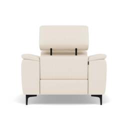 Nicoletti La Scala Power Recliner Chair Lumbar Support   - Power Recliner Chair Lumber Support CB Torello - Power With Power Headrest Footrest Lumbar & USB - Torello PS 312 Taupe - thumbnail 4