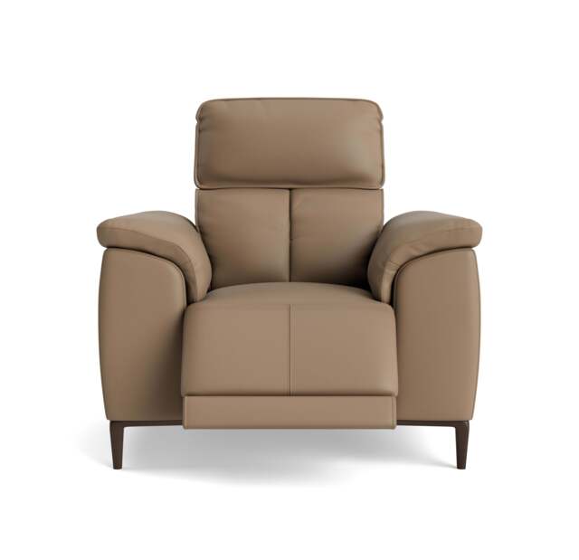 Loma Recliner Armchair - Power Recliner Chair USB Cat 20S - Power Recliner with USB - NWS-513E PINE BARK - image 1