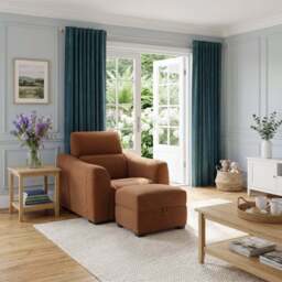 Beck Armchair - Armchair Fabric - FAB-CAN-352 FORREST GREEN - thumbnail 2