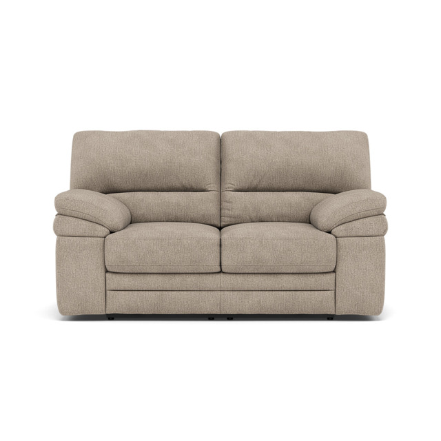 Gino 2 Seater Recliner Sofa - 2 Seater Power Recliner Sofa with USB F8 - Power Recliner with USB - Darwin Mink 50366 - image 1