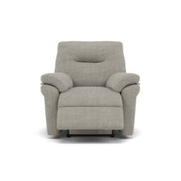 G Plan Seattle Recliner Armchair - Manual Recliner Chair Grade W - Manual Recliner - W001 Loom Smoke - thumbnail 1