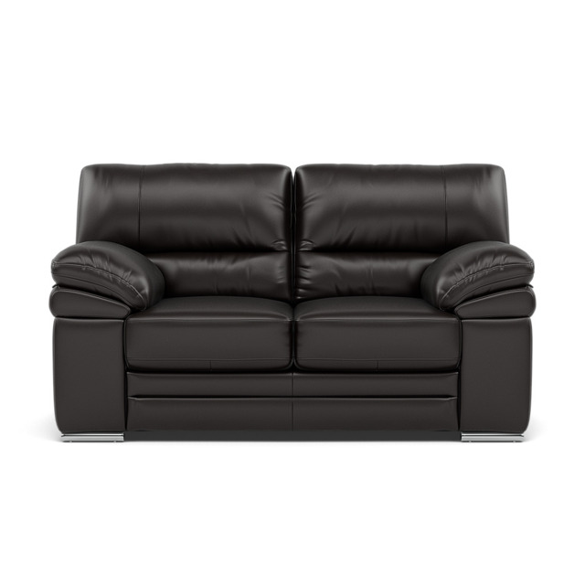 Gino 2 Seater Sofa - 2 Seater Sofa Cat 60 - Cat-60/09 Montana Black Coffee / Metal Feet - image 1