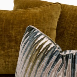 Stafford Loveseat - Cuddler Sofa Fabric - Kobe Charcoal / Smoke Feet - thumbnail 7