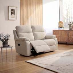 G Plan Kingsbury 2 Seater Recliner Sofa - 2 Seater Power Double Recliner with USB Grade L - Power Recliner with USB - L843 Cambridge Stone - thumbnail 2