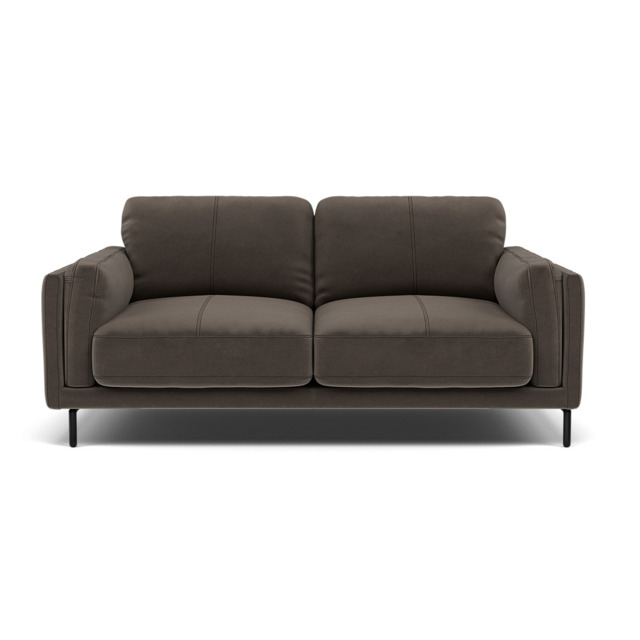 Morris 2 Seater Sofa - 2 Seater Sofa Fabric - FAB-MEG-51  DK TAUPE - image 1