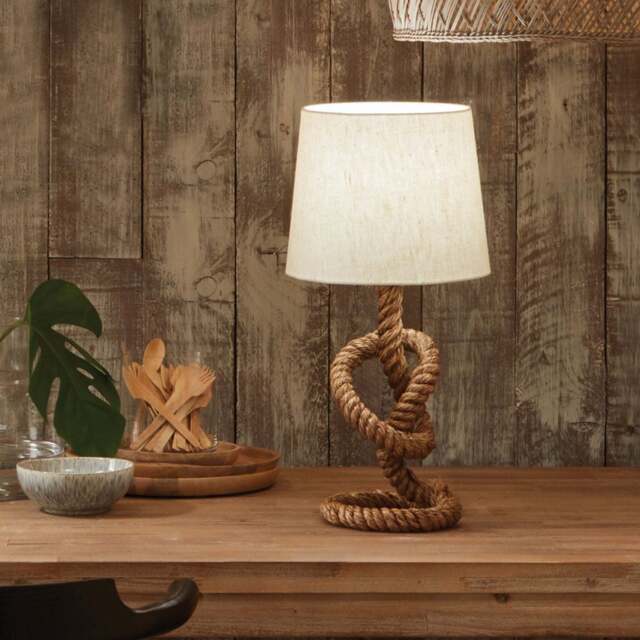 Martindale Rope Knot and Jute Table Lamp - Martindale Rope Knot and Jute Table Lamp - image 1
