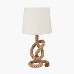 Martindale Rope Knot and Jute Table Lamp  - Martindale Rope Knot and Jute Table Lamp - thumbnail 2
