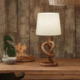 Martindale Rope Knot and Jute Table Lamp  - Martindale Rope Knot and Jute Table Lamp - thumbnail 1
