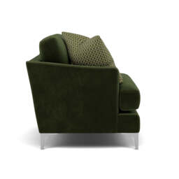 Tulip Armchair - Chair Fabric - Pillow Pack 2 / Brushed Chrome - thumbnail 3