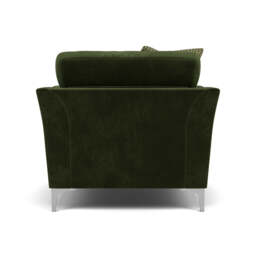 Tulip Armchair - Chair Fabric - Pillow Pack 2 / Brushed Chrome - thumbnail 4
