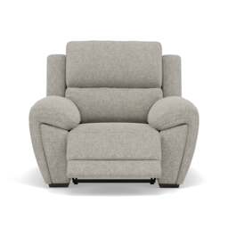 Echo Recliner Armchair - Power Recliner Chair Fabric - Power Recliner with USB - FAB-MIL-105  IRON