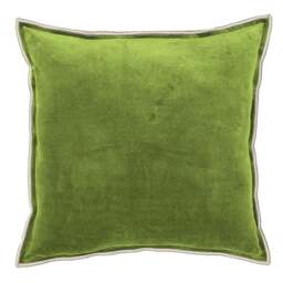 Eclipse Velvet Cushion Green - Eclipse Cushion Grass 60CM