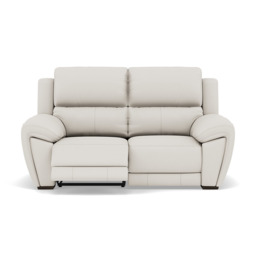 Echo 2 Seater Recliner Sofa - 2 Seater 2 Power Recliners Cat 25S - Power Recliner Power Footrest Headrest & USB - NCS-744D STAR WHITE - thumbnail 1