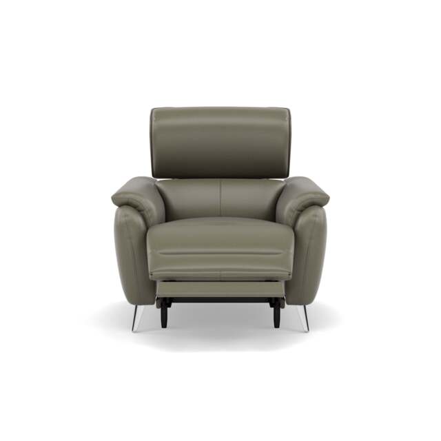 Sol Recliner Armchair - Power Recliner Armchair with Head Tilt Cat 60 - Cat-60/20 Montana Pewter - image 1