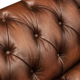 Violet 3 Seater Sofa - 2.5 Seater Sofa Fabric - PEMBROKE C106 Deep Mocha / Feet: 150mm Legs Grey Oak - thumbnail 7