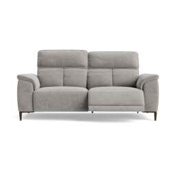 Loma 3 Seater Recliner Sofa - 2.5 Seater Sofa with 2 Power Recliners USB Fabric - Power Recliner with USB - FAB-MEG-36  LAKE GREEN