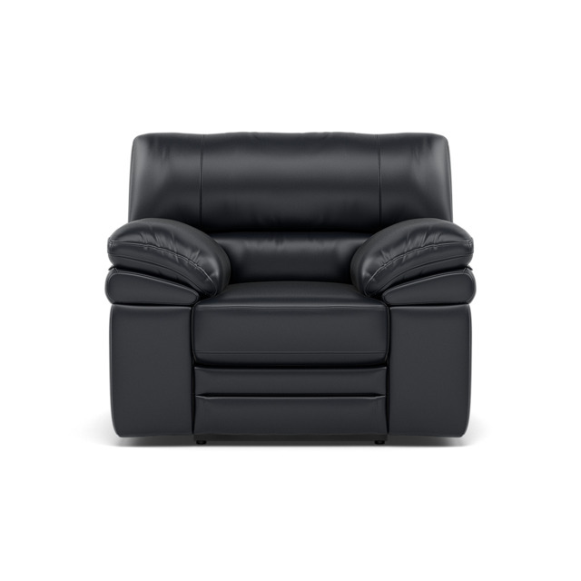 Gino Recliner Armchair - Power Recliner Armchair with USB Cat 60 - Power Recliner with USB - Cat-60/24 Montana Navy - image 1