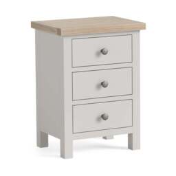 Elmstead Grey Bedside Chest - Bedside Chest Stone Grey - thumbnail 1
