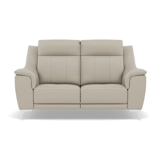 Nicoletti Carmen 2 Seater Sofa - 2 Seater Sofa CB - Feet: Shiny Metal / Torello PS Tortora 328 - image 1