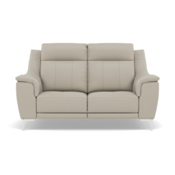 Nicoletti Carmen 2 Seater Sofa - 2 Seater Sofa CB - Feet: Shiny Metal / Torello PS Tortora 328