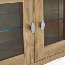 Bexley Corner TV Unit - Corner Media Stand Oak - thumbnail 3