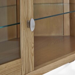Bexley Corner TV Unit - Corner Media Stand Oak - thumbnail 4