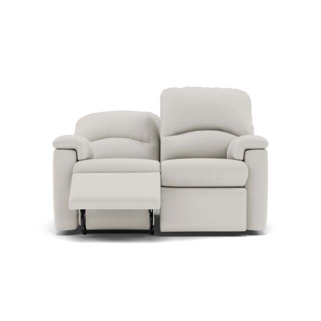 G Plan Chloe 2 Seater Recliner Sofa - 2 Seater Power Recliner Sofa (Left) Grade L - Left Hand Recliner - L840 Cambridge Chalk - image 1