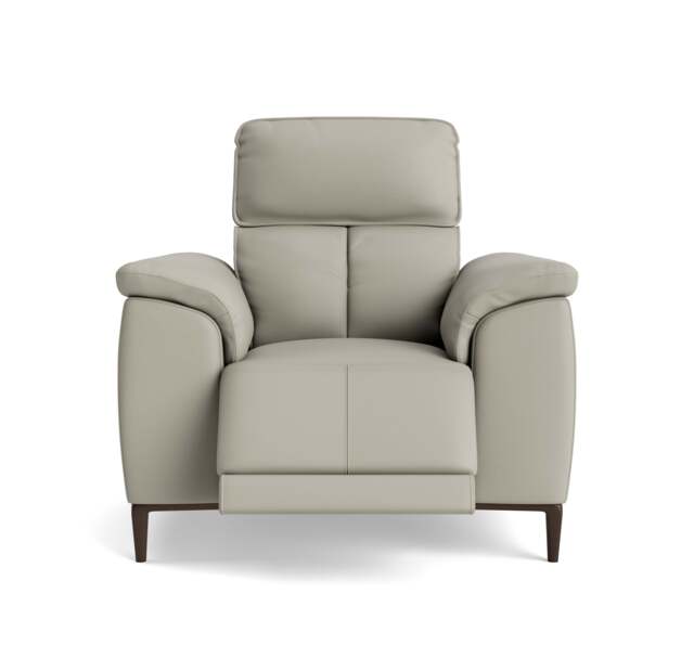 Loma Recliner Armchair - Power Recliner Chair USB Cat 20S - Power Recliner with USB - NWS-516E LIGHT GREY - image 1